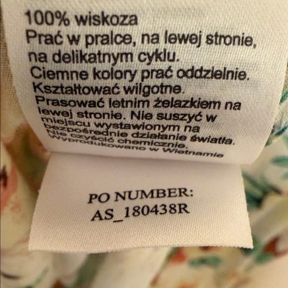 AllSaints Calypso Floral Shirt Small Relaxed Fit Tropical Short Sleeve Button Up - Picture 10 of 10